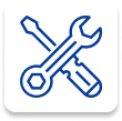 Screwdriver and Wrench Tools Icon
